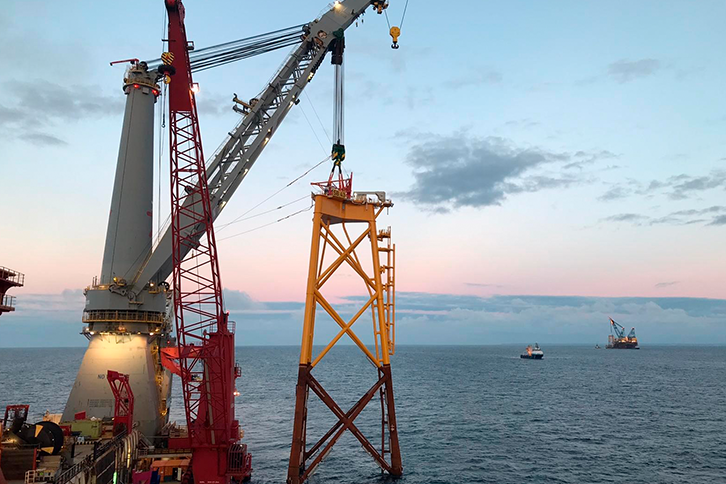 Parque eólico marino de Iberdrola en Saint-Brieuc