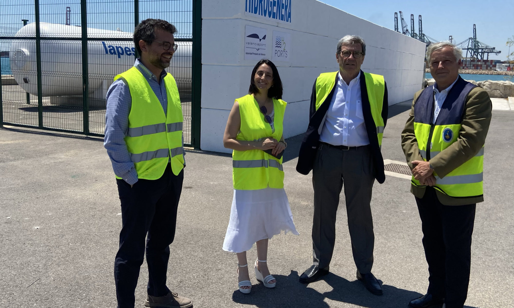 Puerto de Valencia prueba de carga de hidrógeno