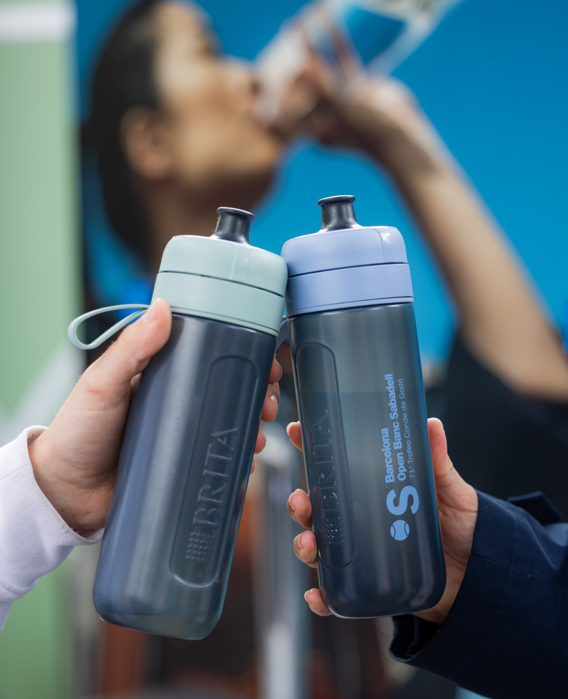 BRITA y Barcelona Open Banc Sabadell libre botellas de plástico