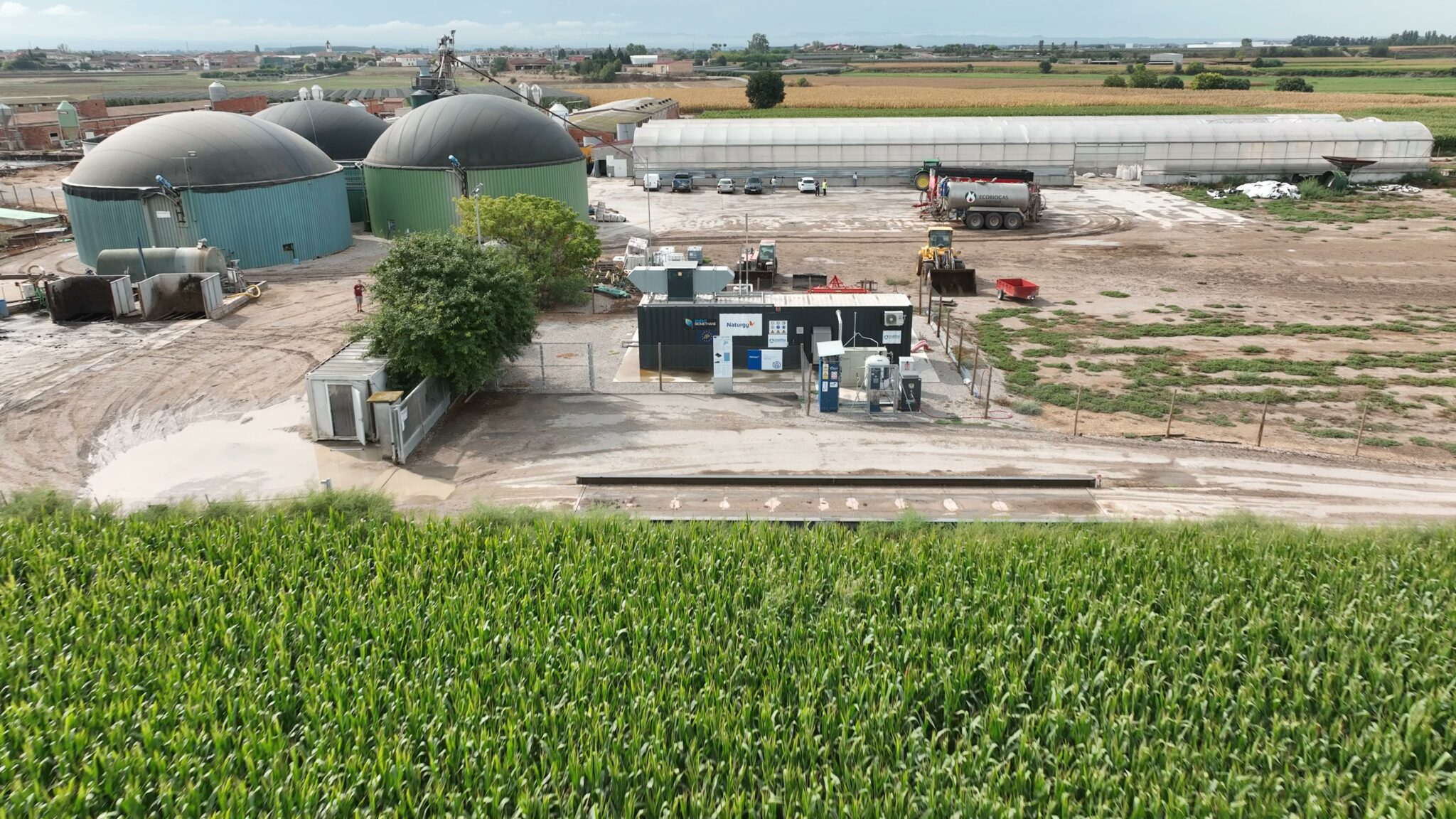Naturgy gas renovable a Aena descarbonización aeropuertos